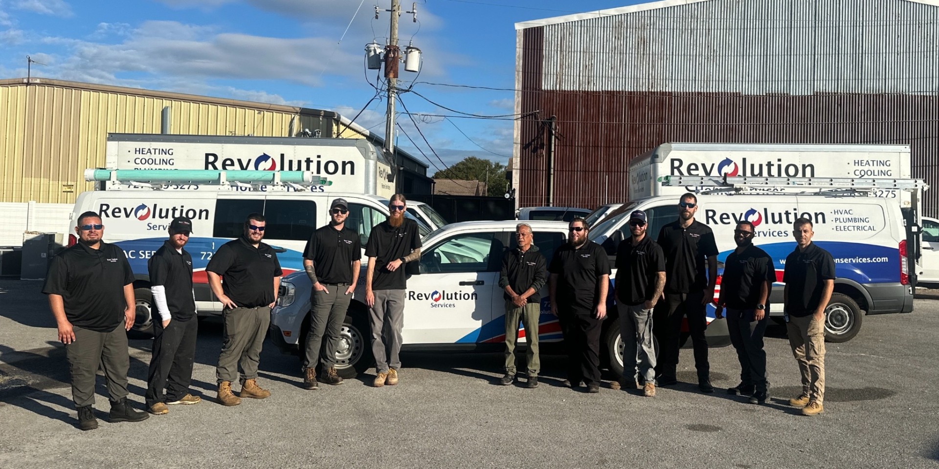 The Revolution Services family-owned team in Tampa, FL